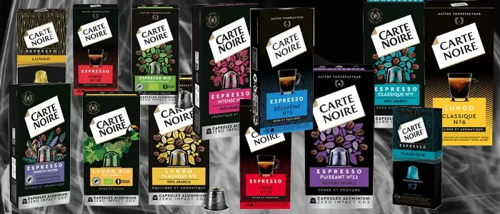 CARTE NOIRE, CAFELOR présentoirs, supports, distributeurs pour capsules de café