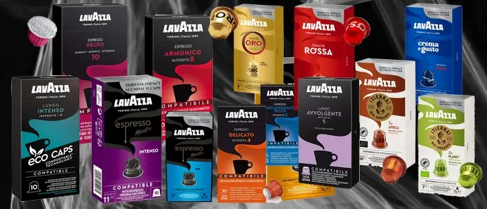 LAVAZZA, CAFELOR présentoirs, supports, distributeurs pour capsules de café